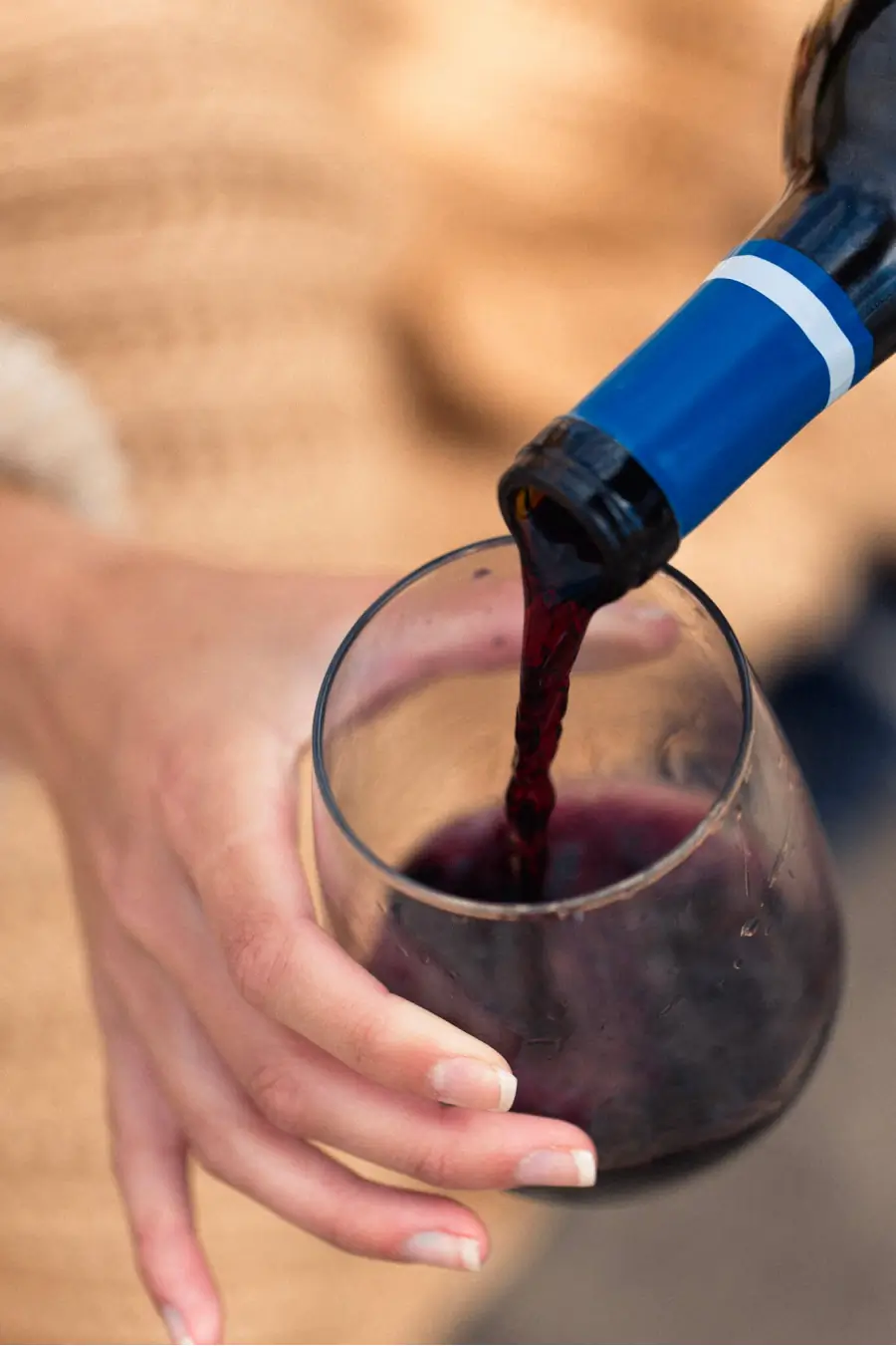Zinfandel Being Poured