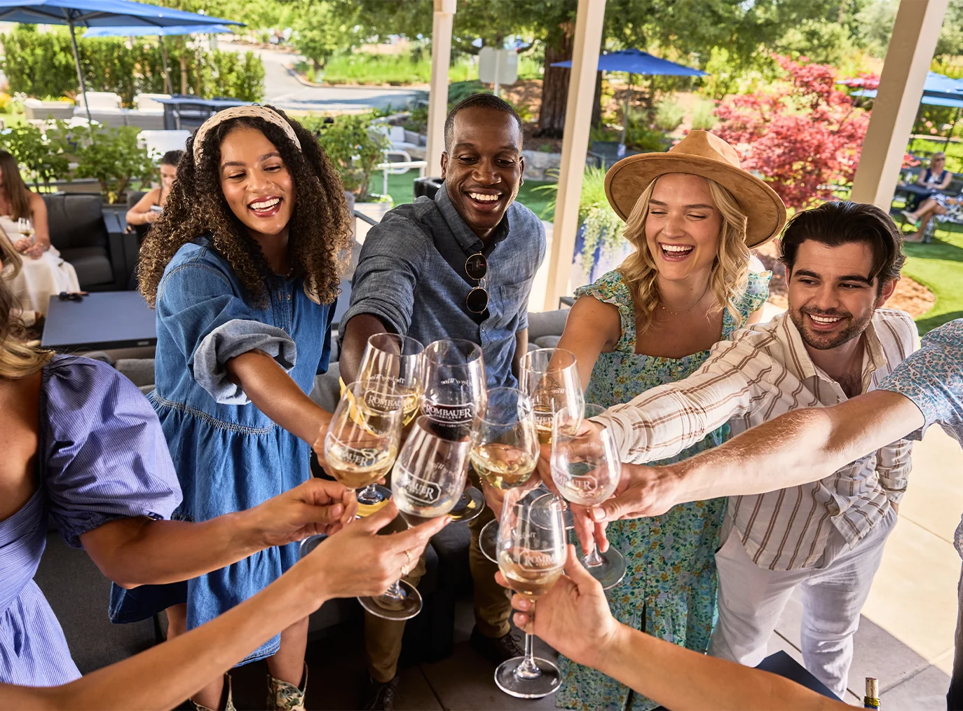 Group Cheers at Rombauer Sierra Foothills