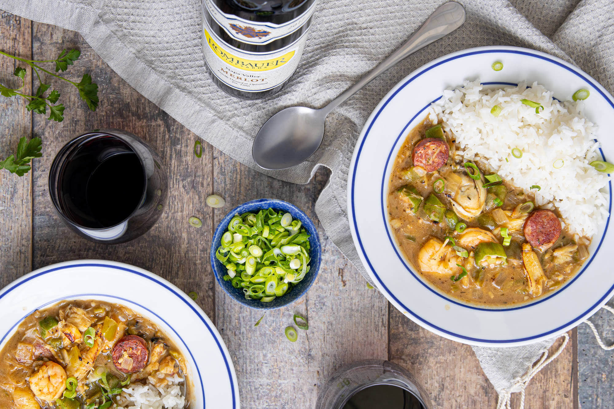 Seafood Gumbo - Rombauer Vineyards
