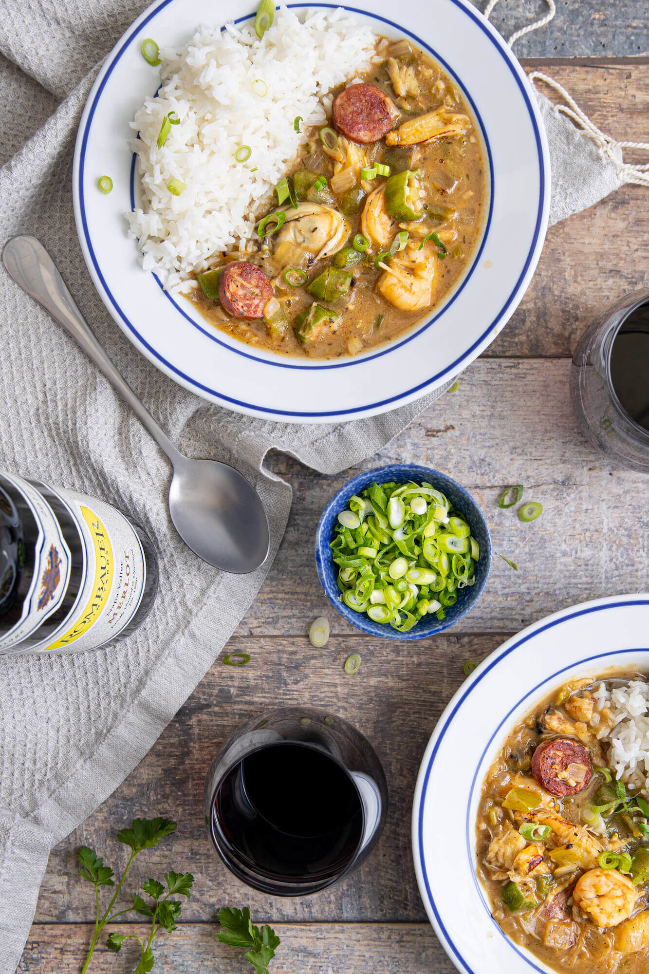 Seafood Gumbo - Rombauer Vineyards