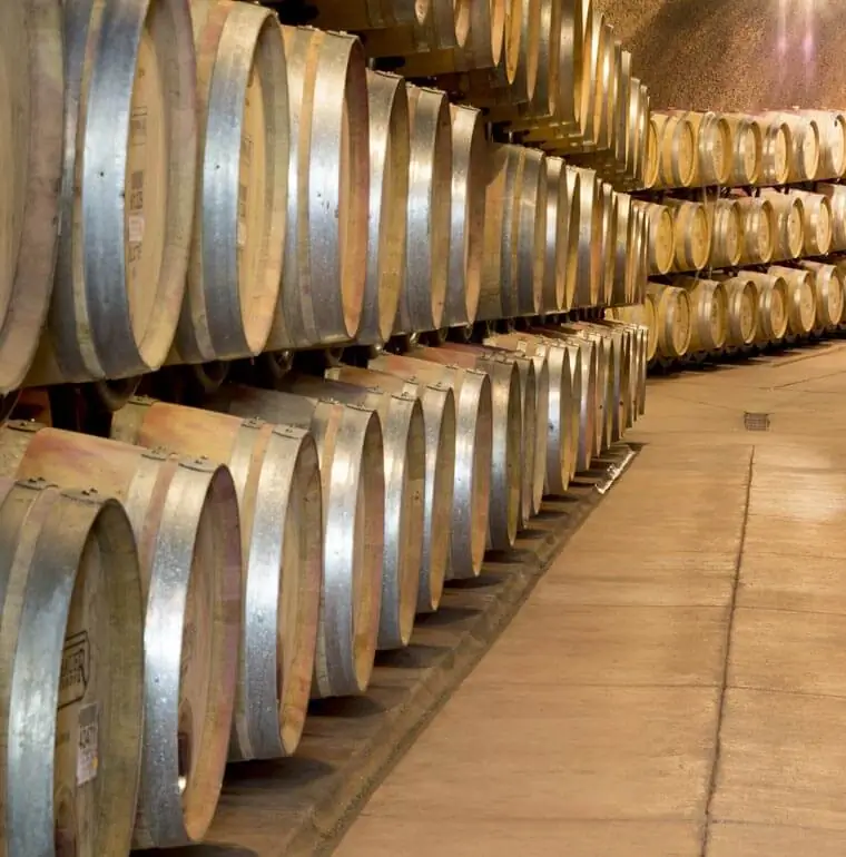 wine barrels