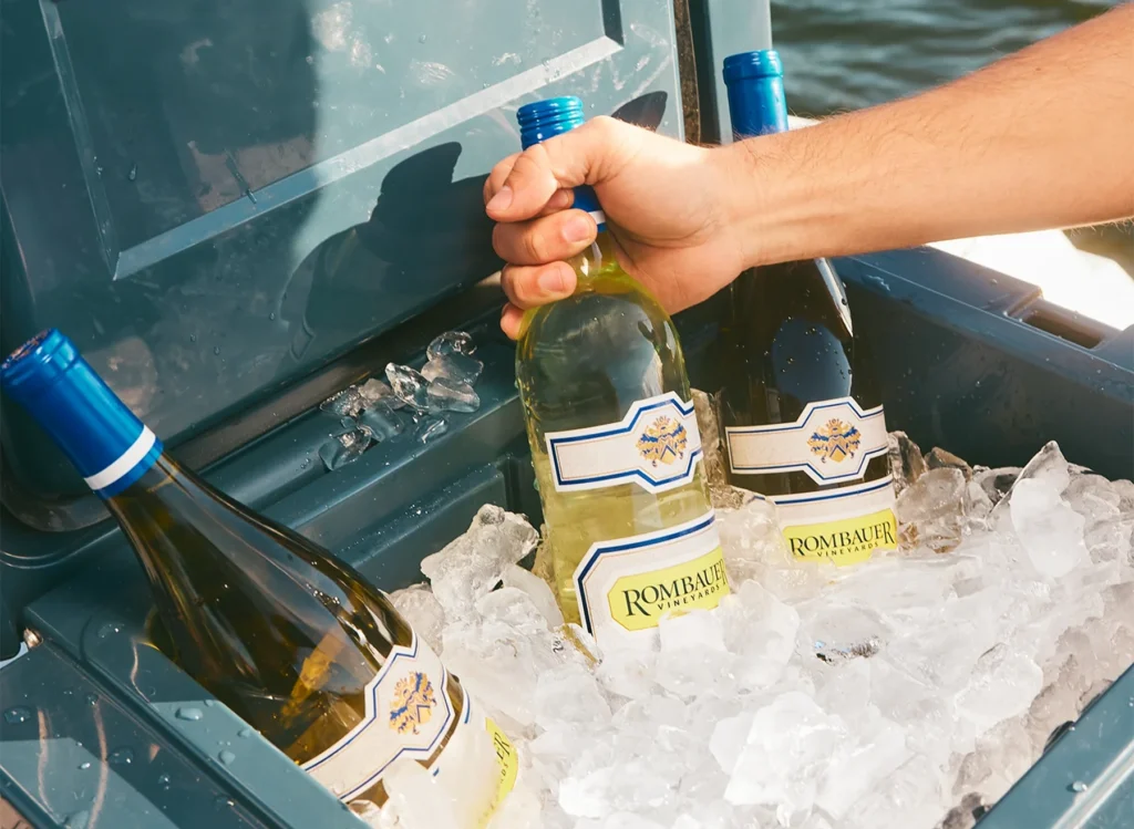 Chilled Rombauer wines