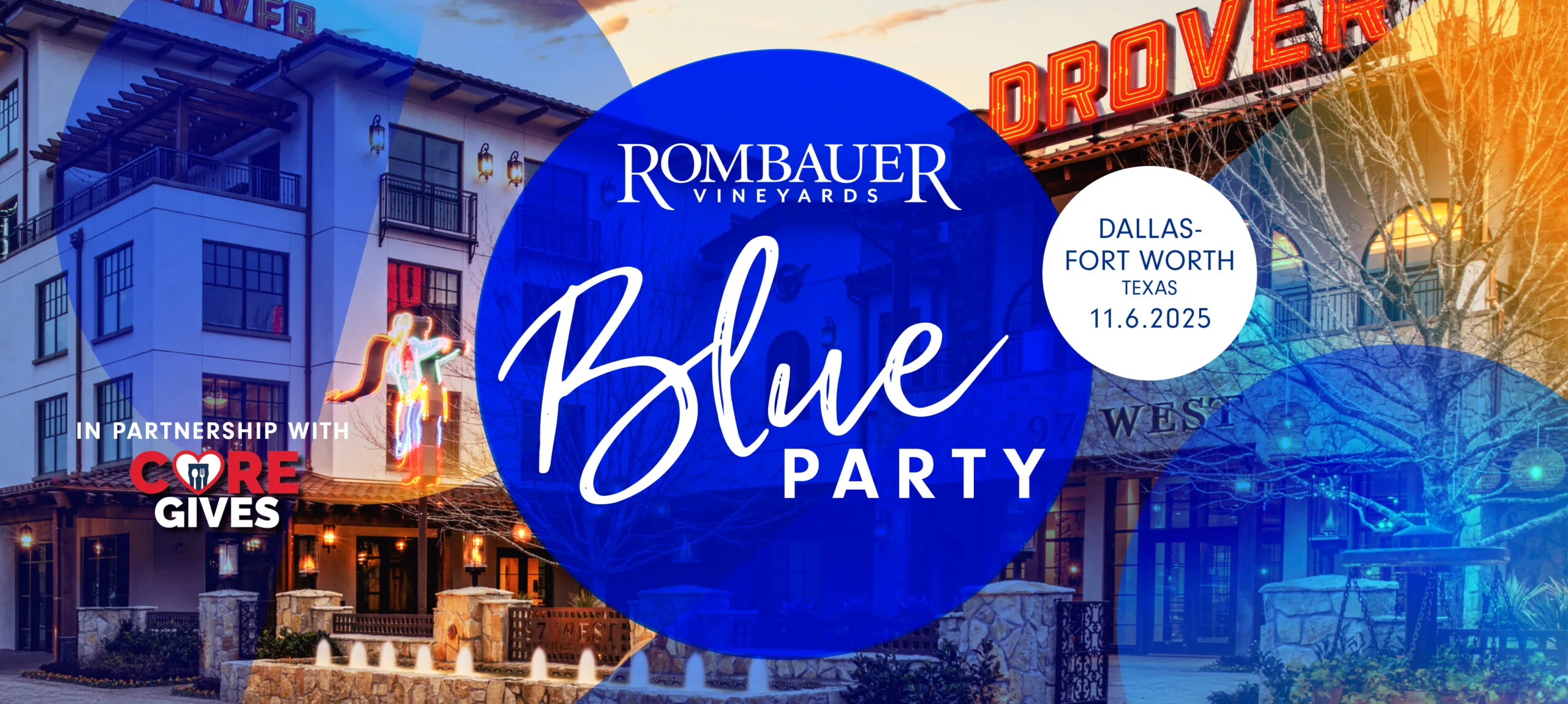 Rombauer DFW Blue Party