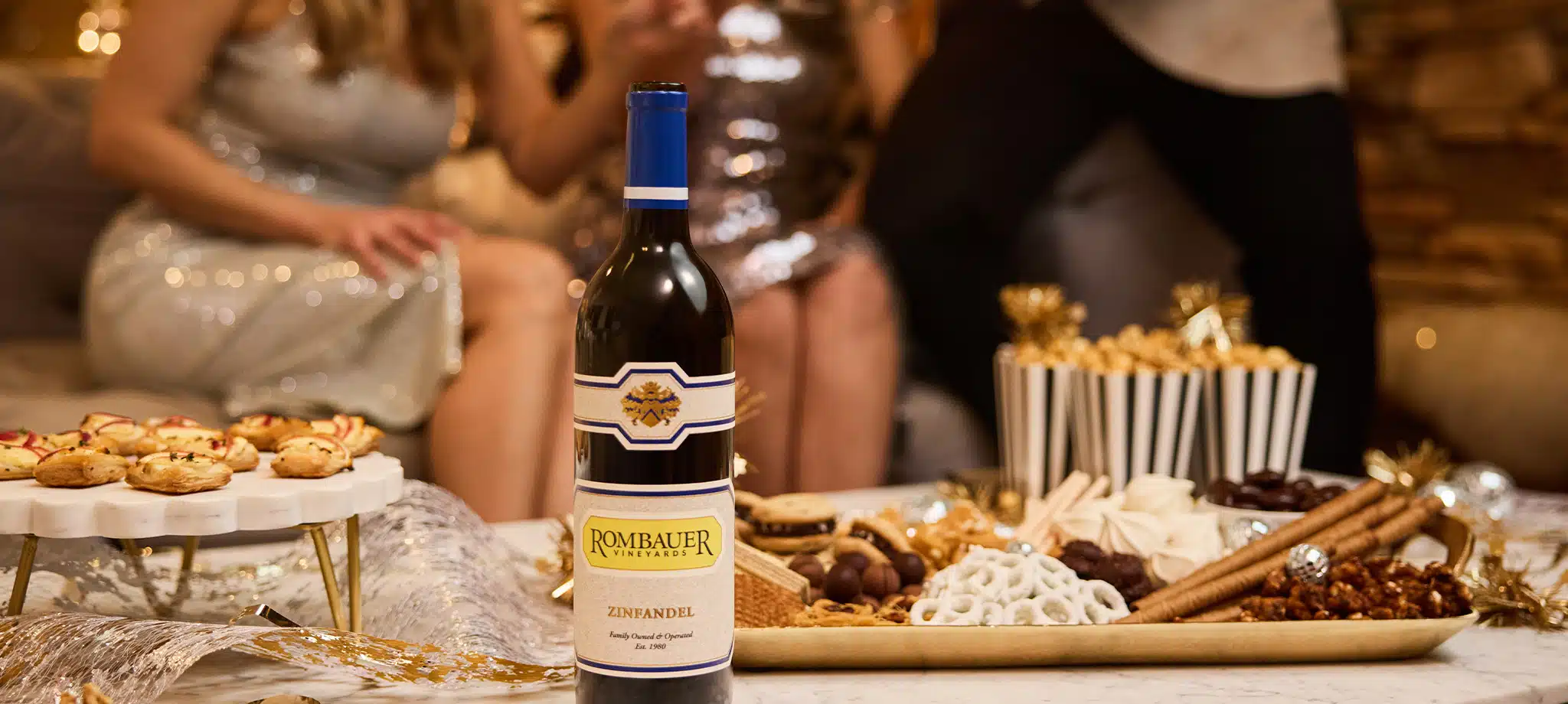 Zinfandel on a New Years Eve Table