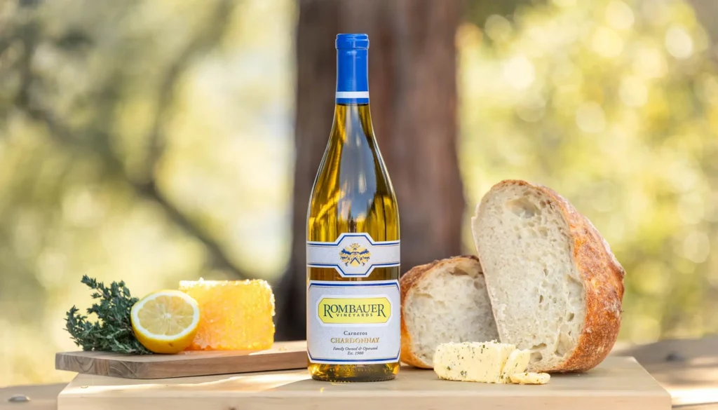 Bread, butter, and Rombauer Carneros Chardonnay