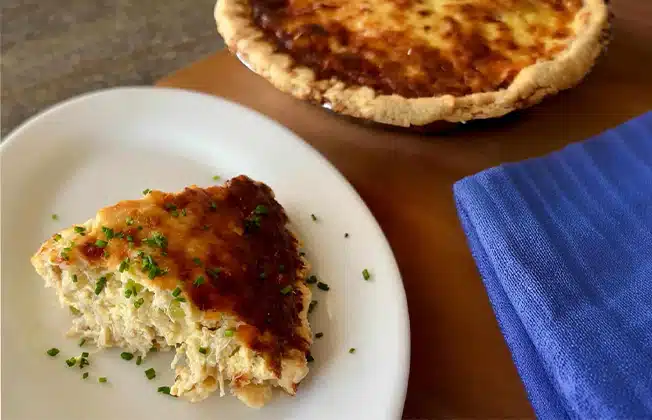 crab quiche