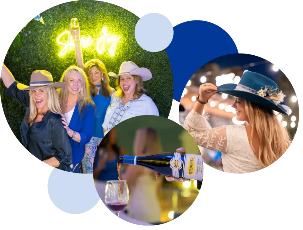 Blue Party Collage