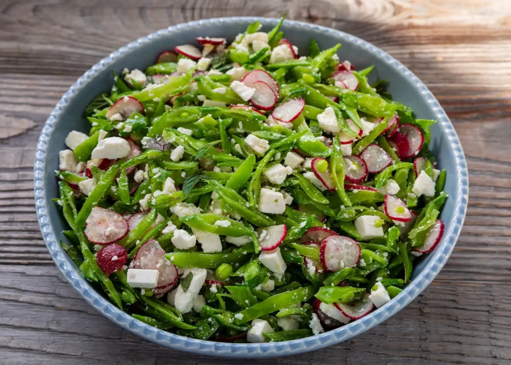 Snap Pea Salad with Chardonnay Vinaigrette Recipe.