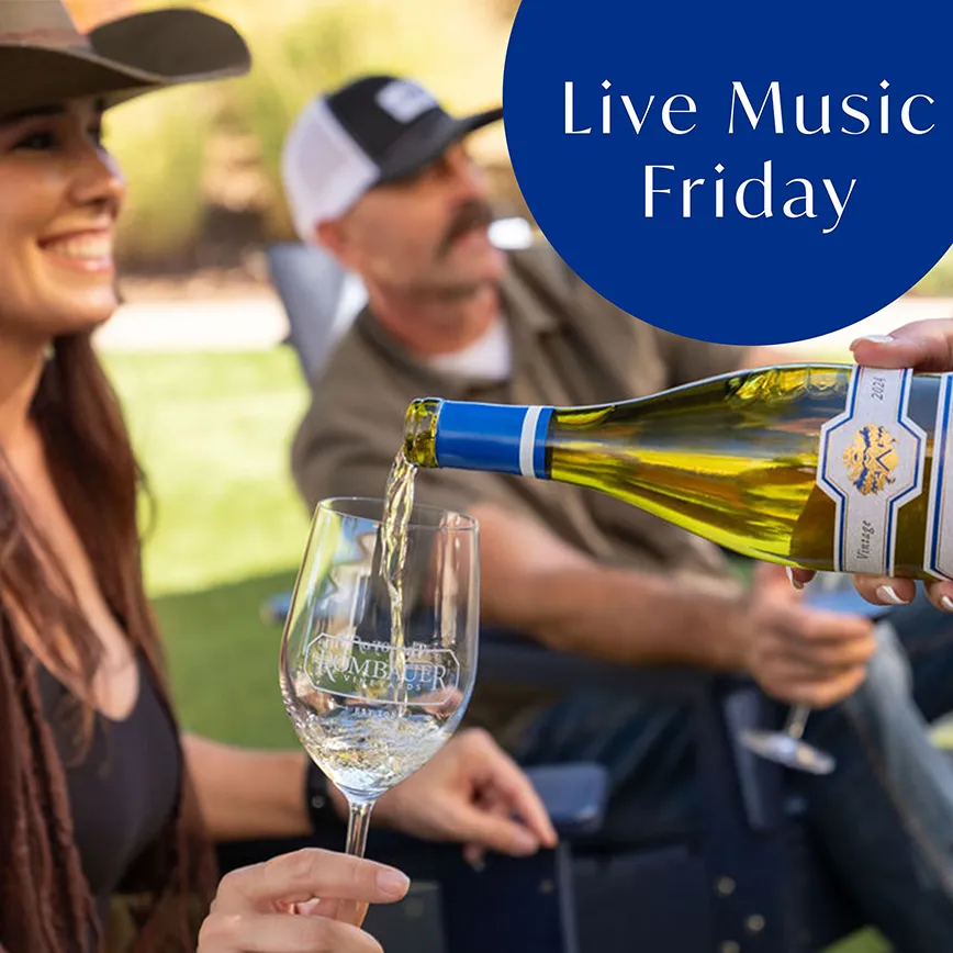 Rombauer Live music Friday's in September.